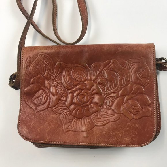 Patricia Nash Handbags - Patricia Nash Embossed Purse Cross body Leather